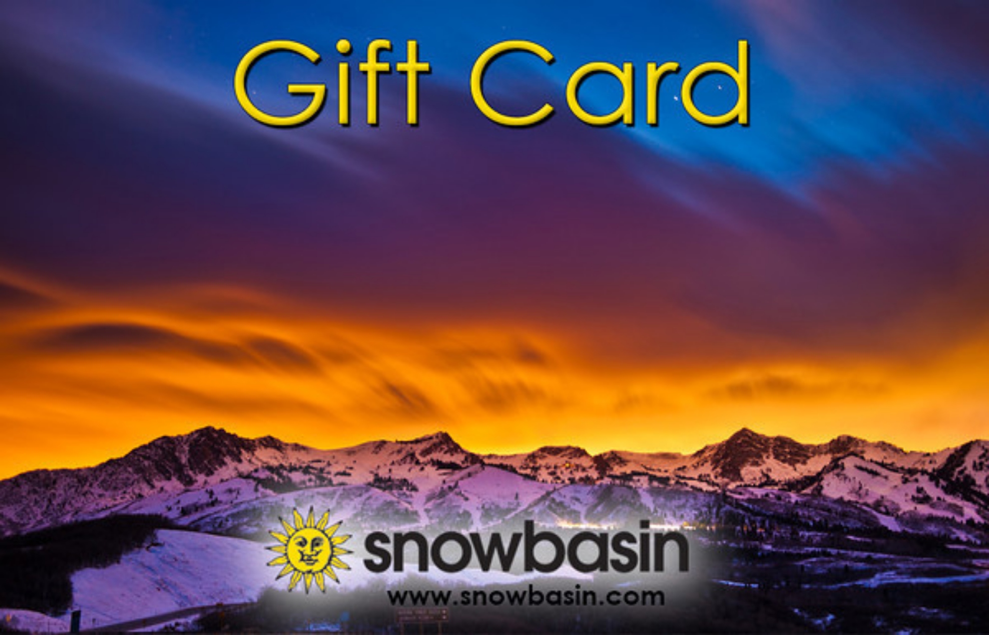 Picture of Snowbasin Gift Cards